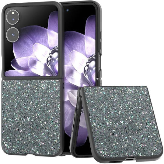Glitter Powder Книга Пластмаса Черен (Xiaomi Mix Flip)