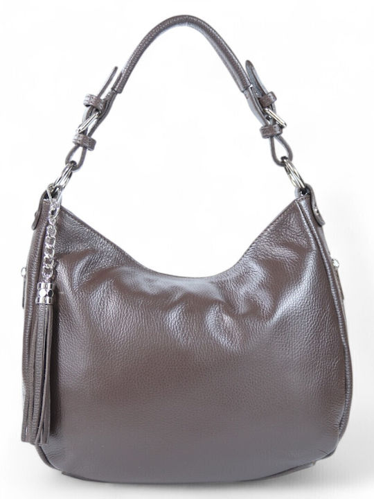Passaggio Leather Кожена Дамска Чанта През Рамо...