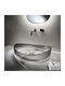 Voss Aufgesetztes Waschbecken Glas 50x37.5x14cm Glass Grey