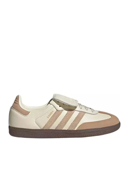 Samba LT Damen Sneakers Cream White / Warm Sandstone / Gold Met