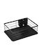 Inox Geschirrabtropfer Schwarz 42x32x15cm
