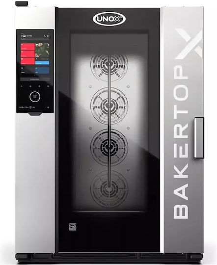 Φούρνος Ηλεκτρικός Combi 10 Θέσεων Unox Bakertop-x Digital.id Countertop Xela-10eu-exrs-et