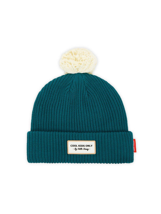 Hello Hossy Kids Beanie Knitted Green