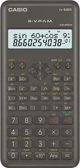 Casio Fx-82ms 2nd Edition Calculator Scientific in Black Color 1pcs