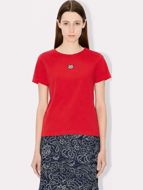 Kenzo Lucky Tiger Women's T-shirt Cherry