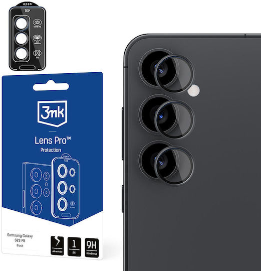 3MK Kameraschutz Gehärtetes Glas Black für das Samsung Galaxy S25+