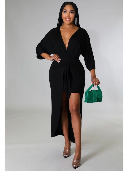 Midi Dress for Wedding and Christening Solid Queen25-B10155
