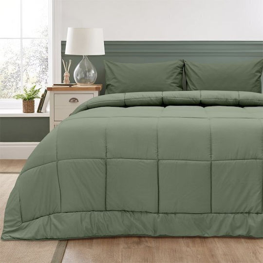 Lino Home Пухено Единично 160x220бр Colcha Bay Leaf Mint 120 г/м²Gsm