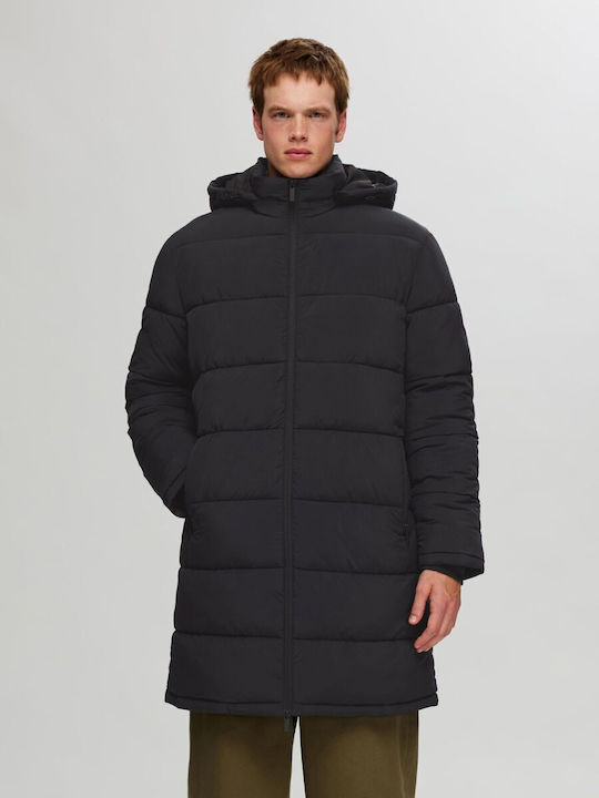 Selected Winter Jacket Puffer BLACK