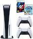 Sony PlayStation 5 & 2ο DualSense Wireless Controller Λευκό & Horizon Forbidden West Standard Edition & Gran Turismo 7
