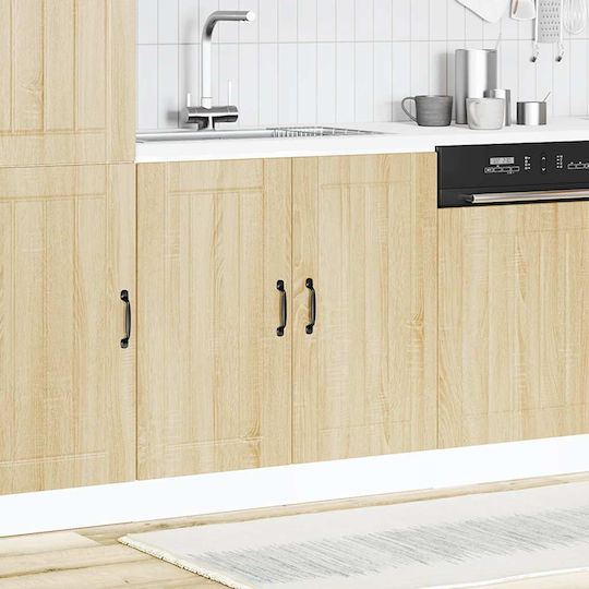 Lucca Ντουλάπι Νεροχύτη Sonoma Oak 80x46x81.5εκ.