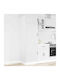 Lucca Küchensäule White 60x57x207Stück