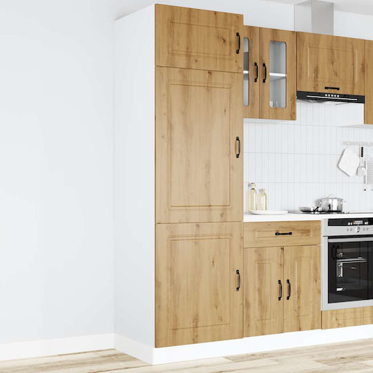 Kalmar Στήλη Κουζίνας Artisan Oak 60x57x207εκ.
