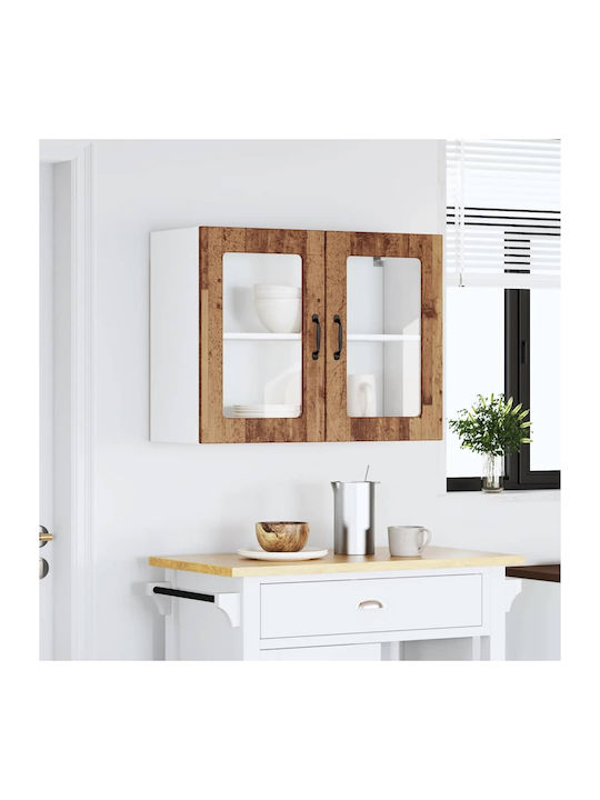 Lucca Шкаф Окачване Old Wood 80x31x60бр