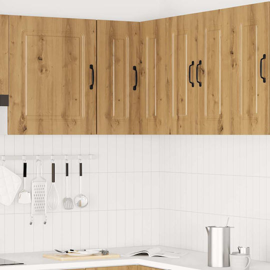 Kalmar Γωνιακό Ντουλάπι Κρεμαστό Artisan Oak 57x57x60εκ.