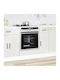 Kalmar Lower Oven Cabinet White 60x46x81.5pcs