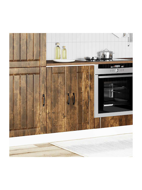 Lucca Spülbeckenschrank Smoky Oak 60x46x81.5cm