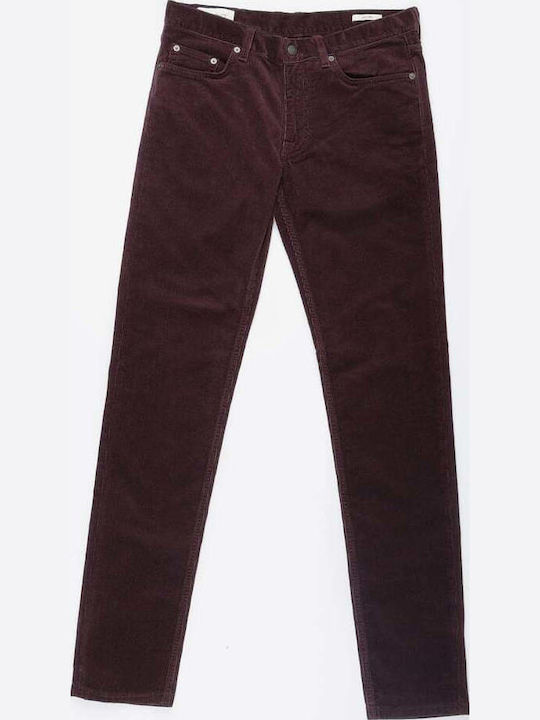 Hose Elastisch Burgundisch