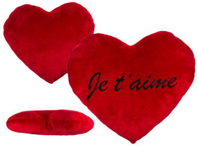 Xxl-κόκκινη Βελούδινη Καρδιά Je T’aime Γ Α 60 Εκ 39 45€ Φπα