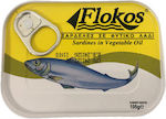 Flokos Sardines in Vegetable Oil 105g