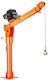 Troliu electric 12v pentru camioane, capacitate 1000 kg, control rotativ 360°, braț telescopic