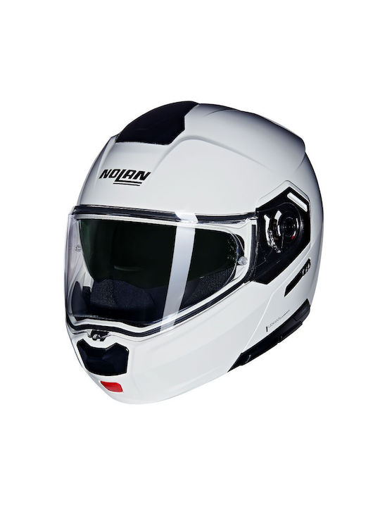 Nolan N90-3 Classico Pure White Motorcycle Helm...