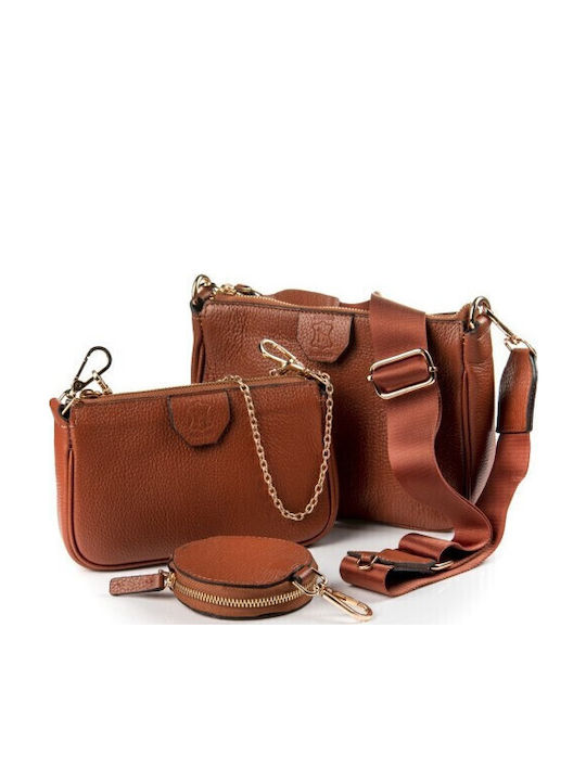 Leder Damen Handtasche Schulter Handtasche Gold