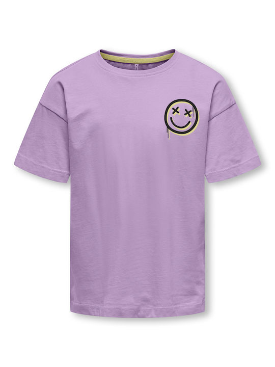 Παιδικό T-shirt Λιλά