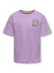 Παιδικό T-shirt Λιλά