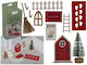 Out Blue Christmas X-mas Elf Door Set