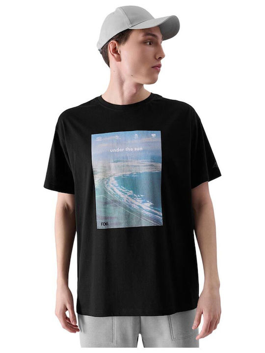 4F T-Shirt Schwarz
