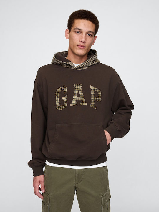 Hanorac Fleece cu Glugă Terra Brown