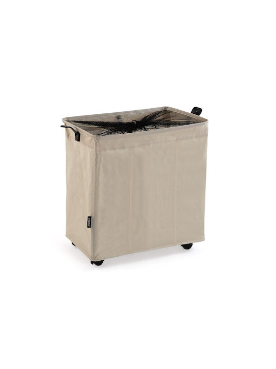 Versa Laundry Basket Fabric Beige