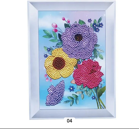 Starrydrip Diamond Art Painting Σχέδιο Λουλούδια Διαστ:23×17εκ
