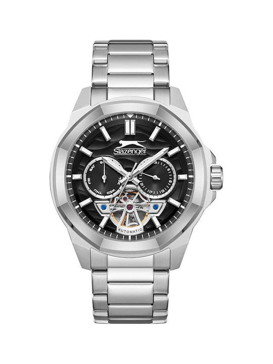 Slazenger Watch Automatic with Silver Metal Bracelet