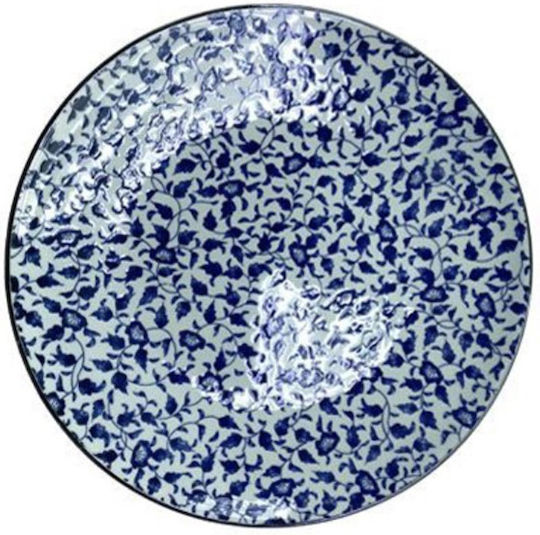 SDS Plate Shallow Ceramic Blue
