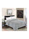 Silk Fashion Duvet Cover Queen 220x240cm Braid Grey 780 GSMGsm