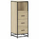 vidaXL Cabinet de baie L35xA37.5xÎ100cm Sonoma