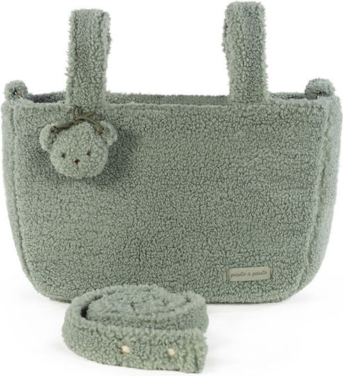Pasito a Pasito Shoulder/Hand Diaper Bag Green 37x10x24cm.