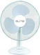 Elite Tischgerät Ventilator 40W Lüfterdurchmesser 40cm Weiß