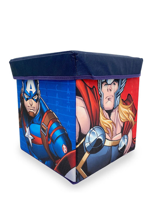 Dimcol Box-Hocker Marvel Avengers 11 30x30x30 Blau 100% Polyester