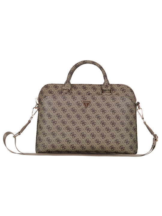 Guess Grained 4g Logo Τσάντα Ώμου / Χειρός 15" Guess Grained 4g Logo Τσάντα Ώμου / Χειρός 15"