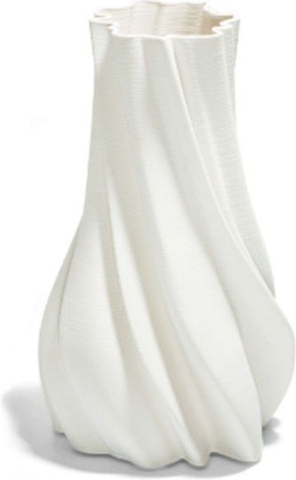 Vază Frappee 143009 15.2x15.2x28cm Alb Ceramică Philippi