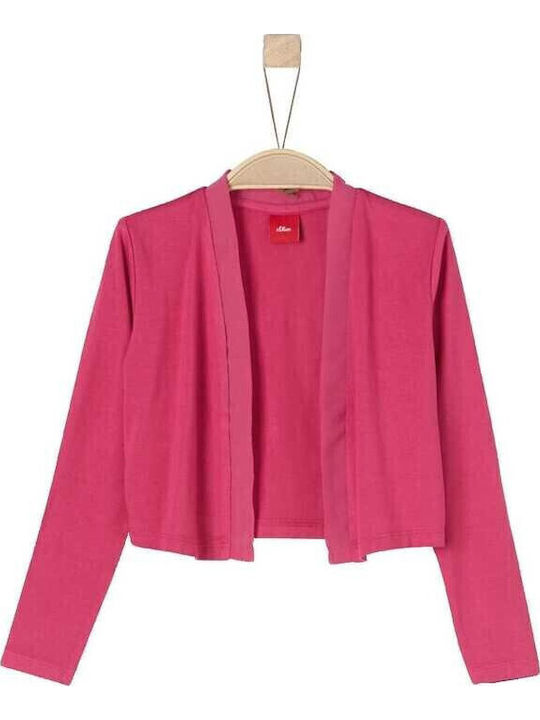 Kids Cardigan Fuchsia
