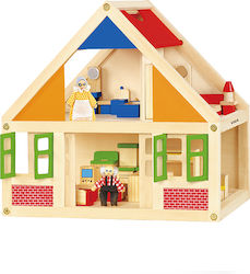 Viga Toys Ξύλινο Κουκλόσπιτο 26.5εκ.