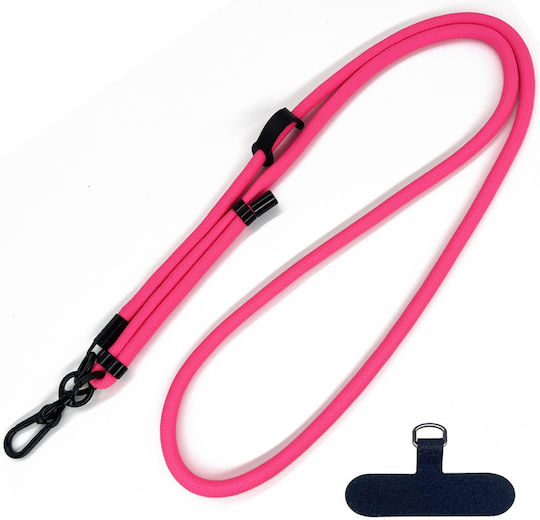 Techsuit Rope Crossbody Strap Rcs1-05 Phones Hot Pink