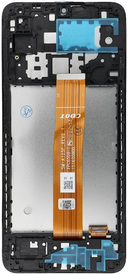 Screen Ncc Lcd Display with Touch Mechanism and Frame for SAMSUNG A12 A125F/U/W/M (Black)