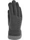 Men's Knitted Touch Gloves Gray