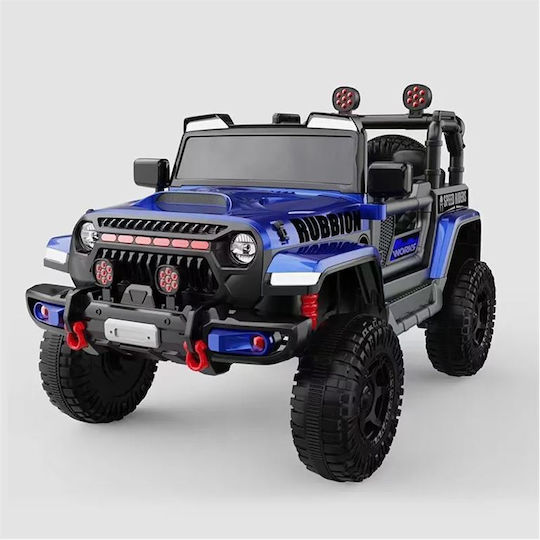 Wrangler Rubicon Doppelsitzer mit Fernbedienung 12 Volt Blau