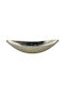 Decorative Platter 24-15-50069 50x20x12cm Light Gold Marhome Ceramic